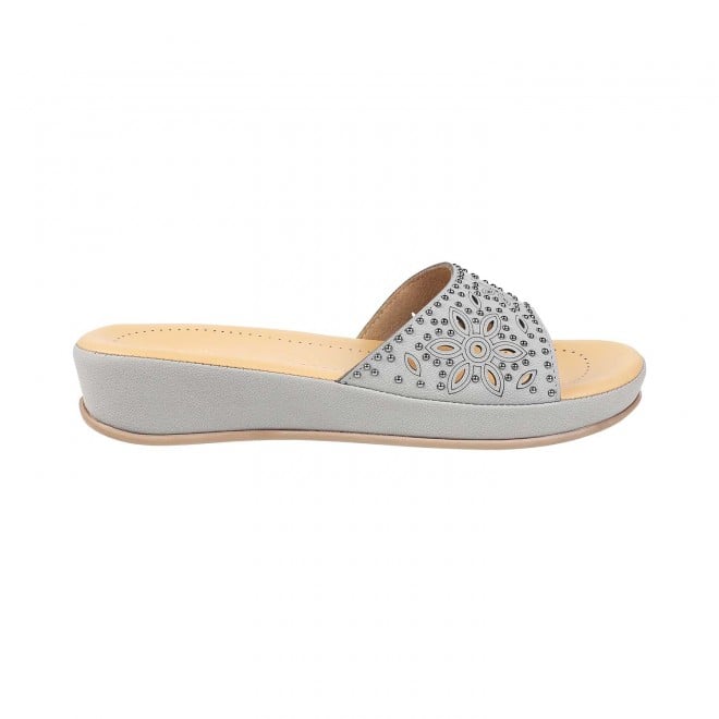 Mochi Women Grey Casual Sandals (SKU: 44-58-14-37)