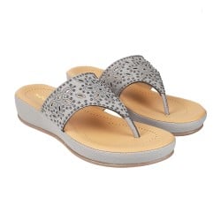 Women Grey Casual Sandals