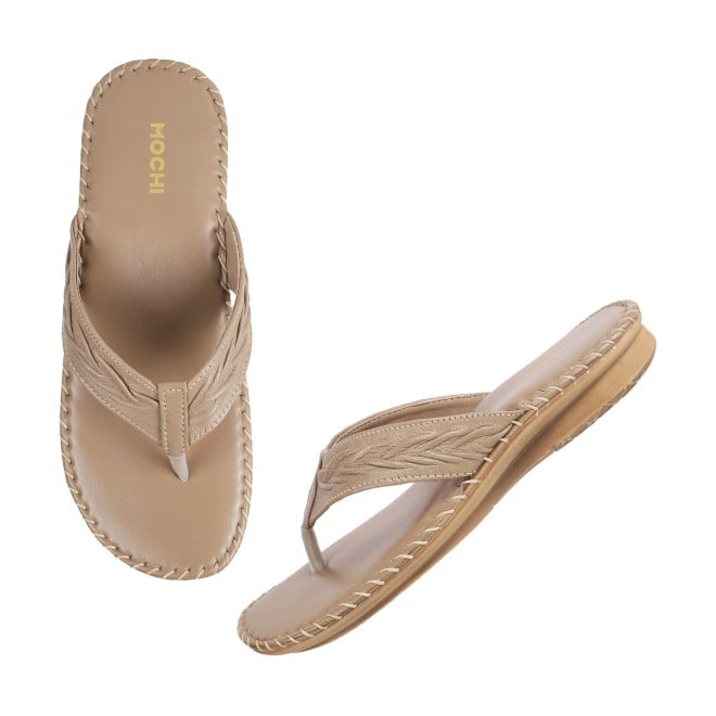 Mochi Women Beige Casual Comfort (SKU: 44-73L-20-42)