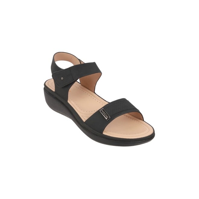 Mochi Women Black Casual Sandals (SKU: 44-81-11-36)