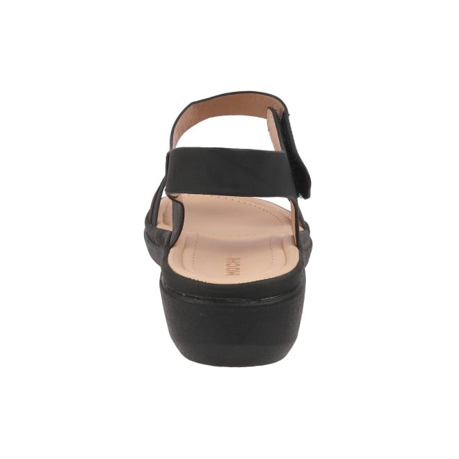 Mochi Women Black Casual Sandals (SKU: 44-81-11-36)