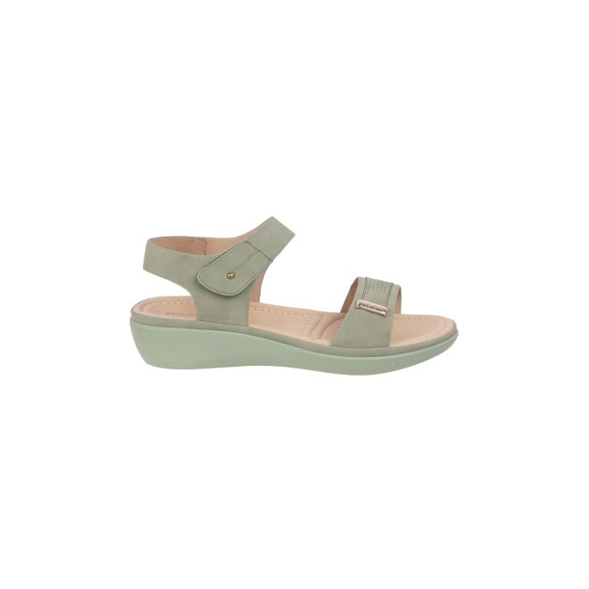 Mochi Women Green Casual Sandals (SKU: 44-81-21-36)