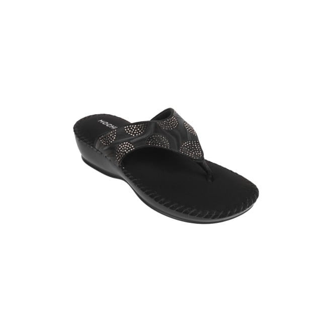 Mochi Women Black Casual Sandals (SKU: 44-85-11-36)