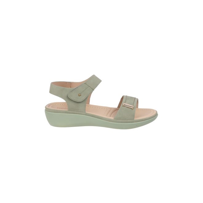Mochi Women Green Casual Sandals (SKU: 44-900081-21-37)