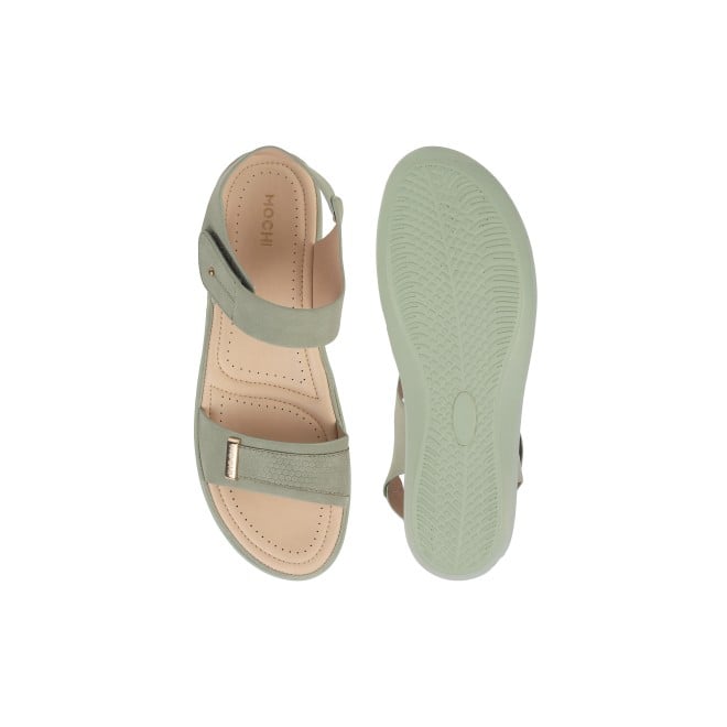 Mochi Women Green Casual Sandals (SKU: 44-900081-21-37)