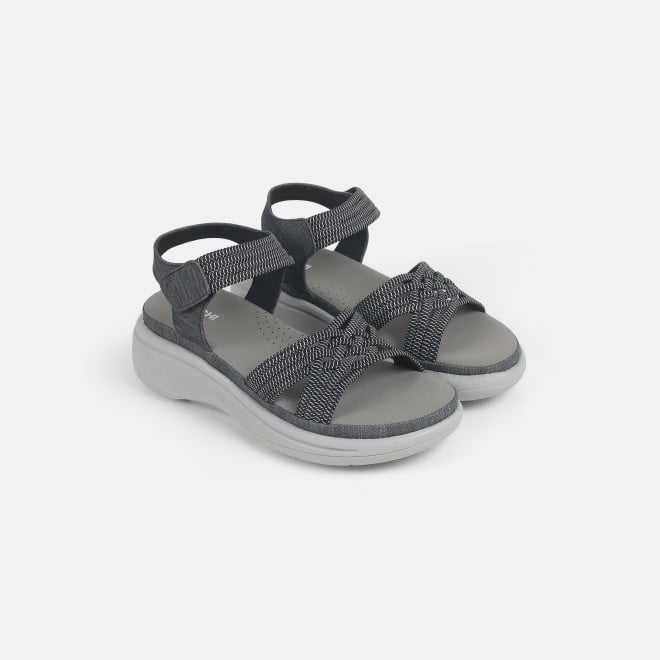 Mochi Women Black Casual Sandals (SKU: 44-900214-11-37)
