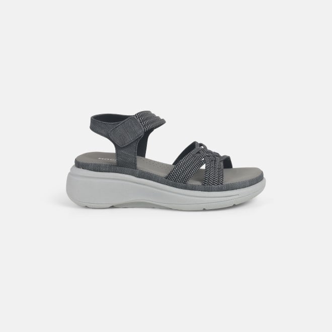 Mochi Women Black Casual Sandals (SKU: 44-900214-11-37)