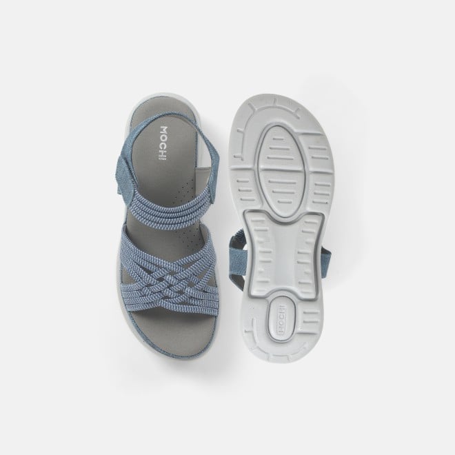 Mochi Women Blue Casual Sandals (SKU: 44-900214-45-36)