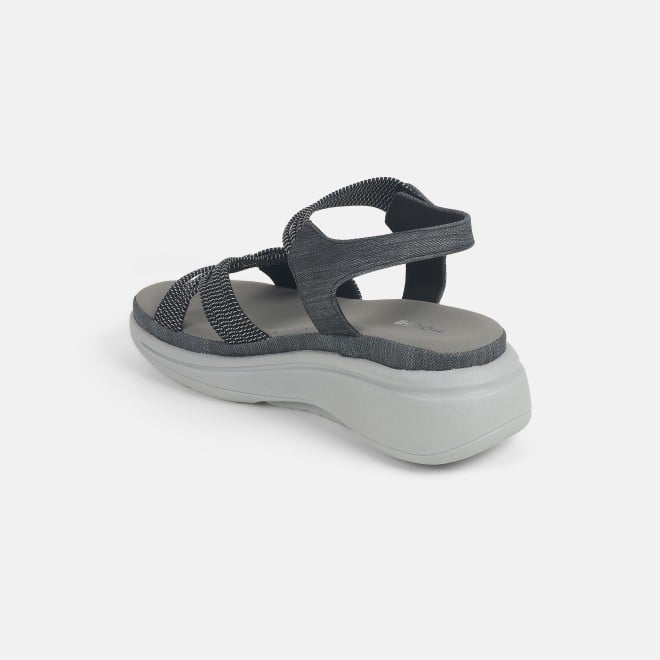Mochi Women Black Casual Sandals (SKU: 44-900214-11-37)