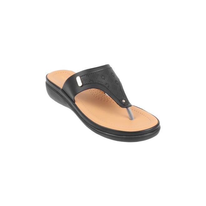 Mochi Women Black Casual Slip-Ons (SKU: 44-93-11-36)