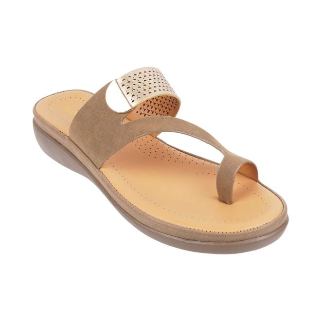 Mochi Women Brown Casual Slip Ons (SKU: 44-94-12-36)