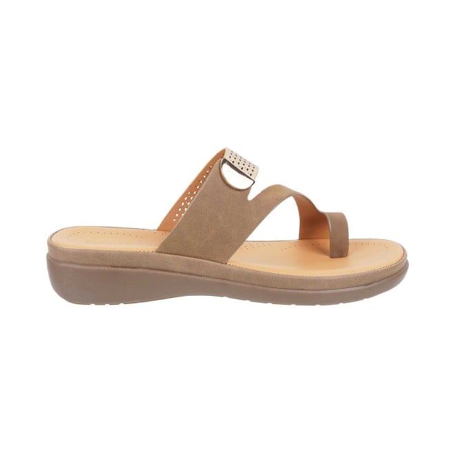 Mochi Women Brown Casual Slip Ons (SKU: 44-94-12-36)