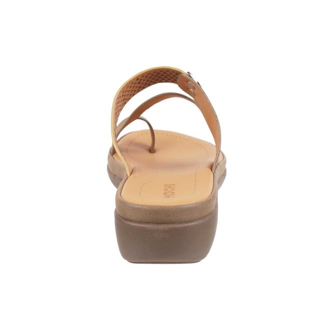 Mochi Women Brown Casual Slip Ons (SKU: 44-94-12-36)