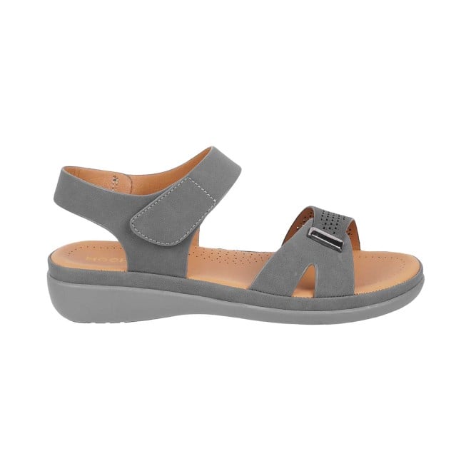 Mochi Women Grey Casual Sandals (SKU: 44-95-14-36)