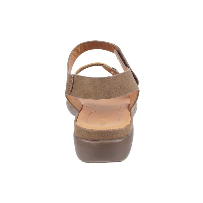 Mochi Women Brown Casual Sandals (SKU: 44-95-12-36)