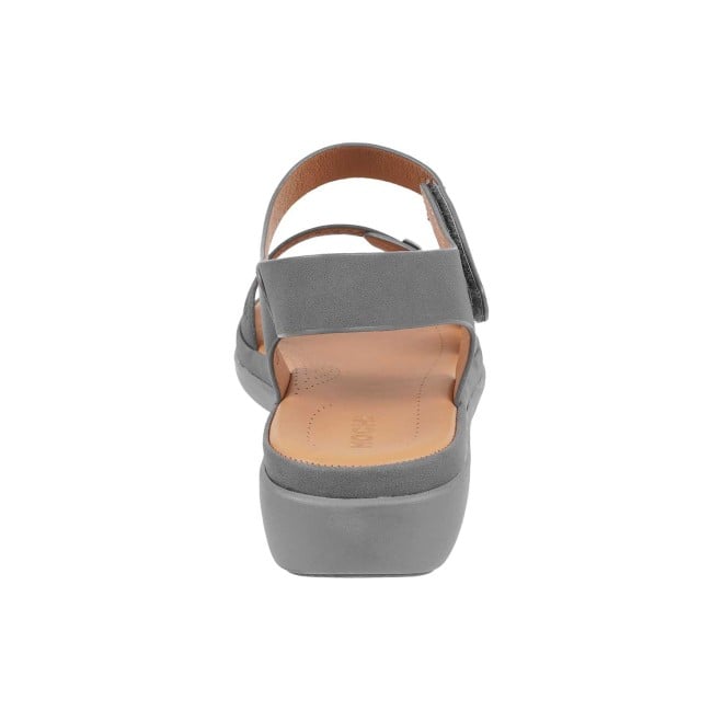 Mochi Women Grey Casual Sandals (SKU: 44-95-14-36)