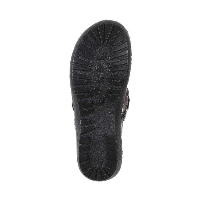 Mochi Women Gun-Metal Casual Slippers (SKU: 44-98-29-36)