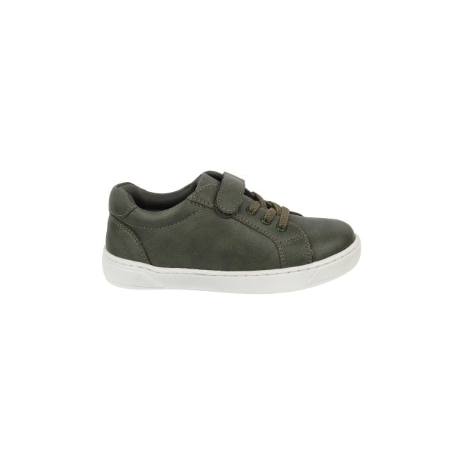 Mochi Boys Olive Casual Sneakers (SKU: 46-2-49-25)