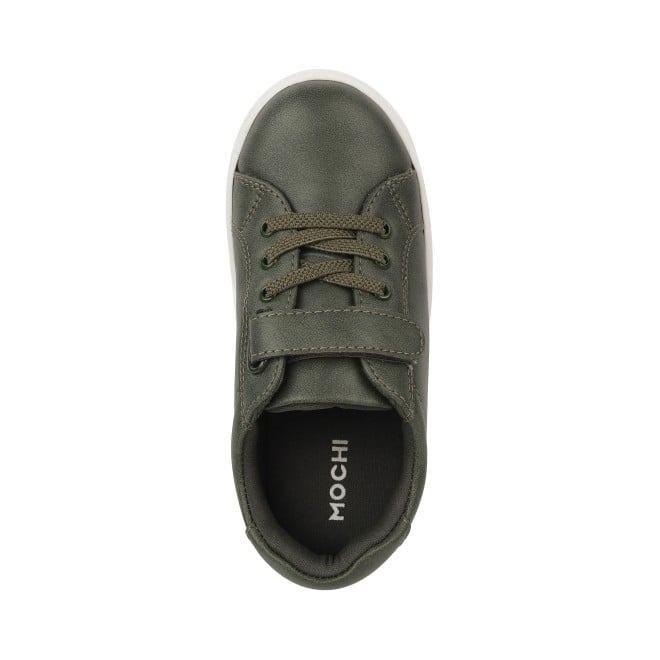 Mochi Boys Olive Casual Sneakers (SKU: 46-2-49-25)