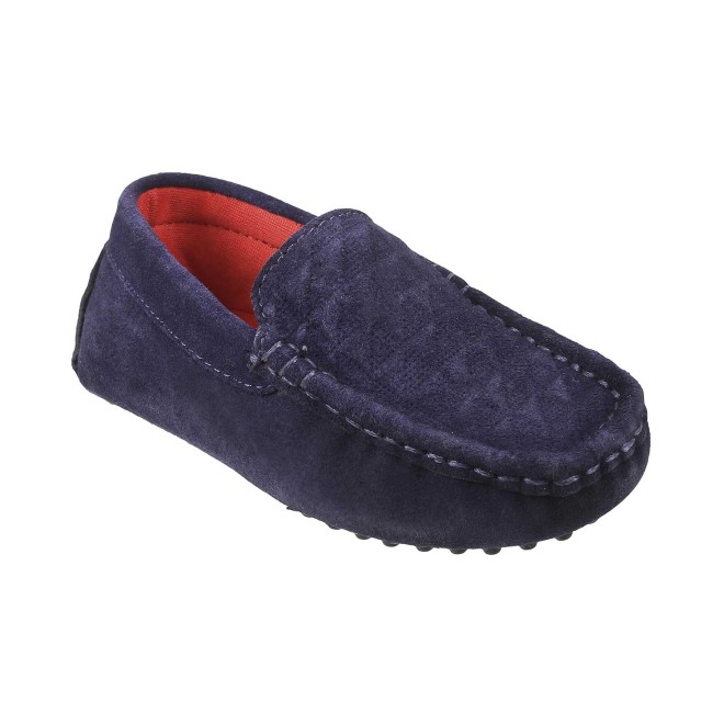 Mochi Navy-Blue Casual Loafers