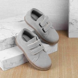 Boys Grey Casual Loafers