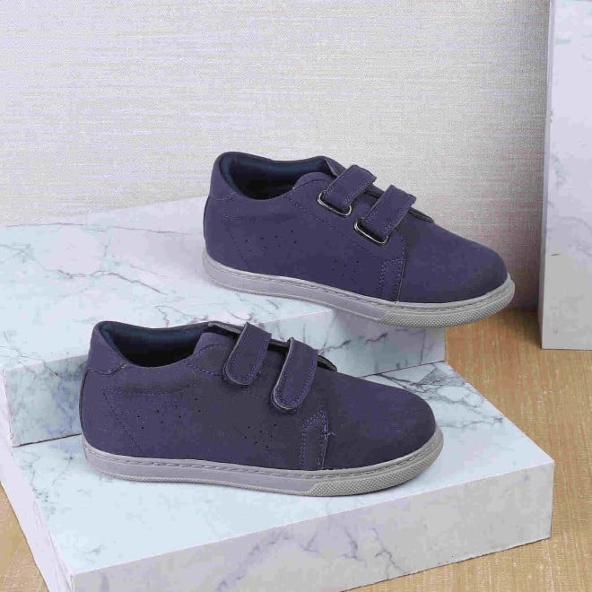 Mochi Boys Blue-navy Casual Loafers