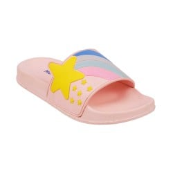 Boys Light Pink Casual Slippers