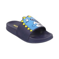 Boys Navy-Blue Casual Slippers