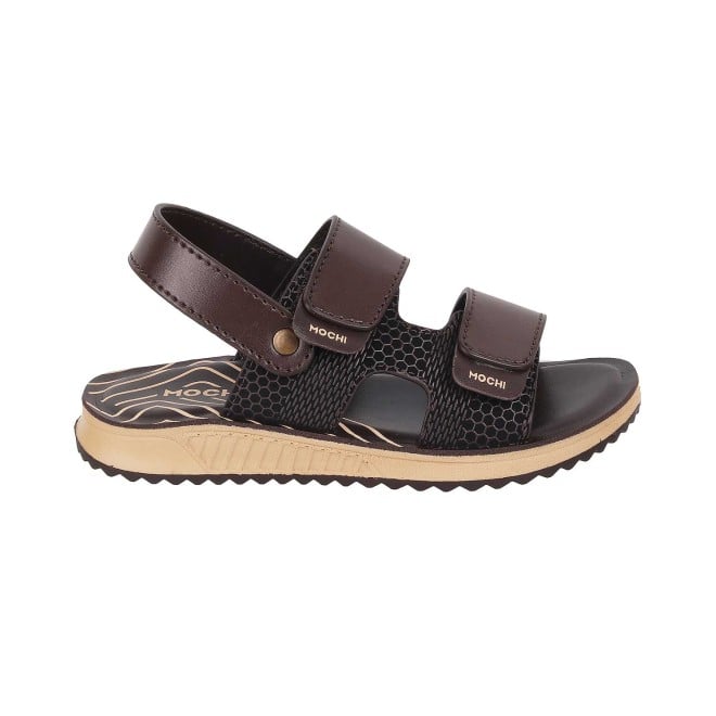 Mochi Boys Brown Casual Sandals (SKU: 47-28-12-25)