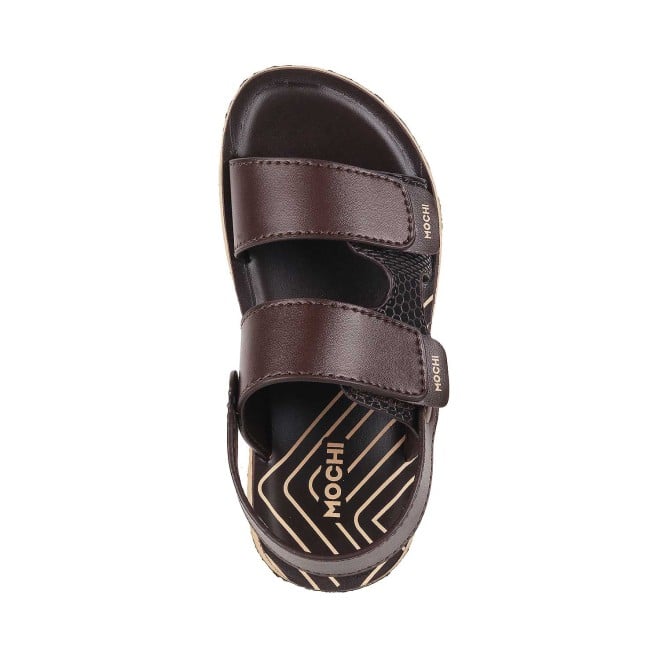 Mochi Boys Brown Casual Sandals (SKU: 47-28-12-25)