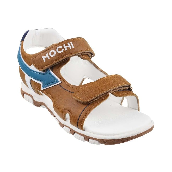 Mochi Tan Casual Floaters for Boys