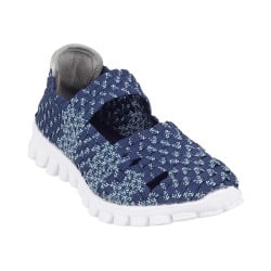 Girls Navy-Blue Casual Sneakers