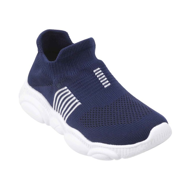 Mochi Navy-Blue Casual Sneakers for Boys