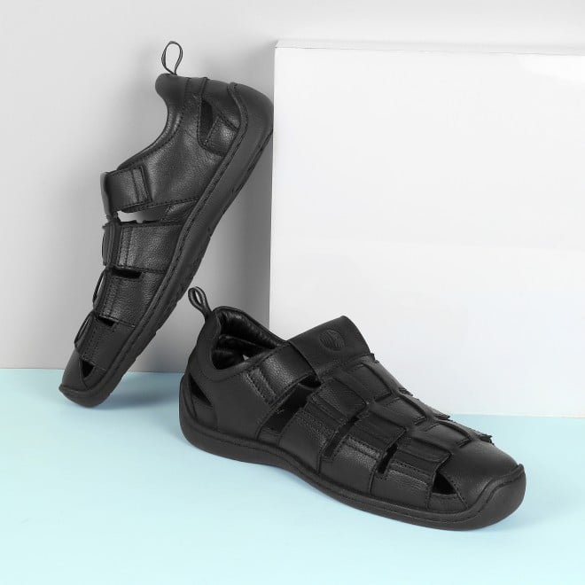Biofoot Men Black Casual Sandals