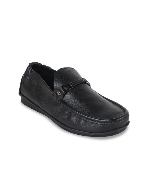 ID Black Casual Loafers for Men