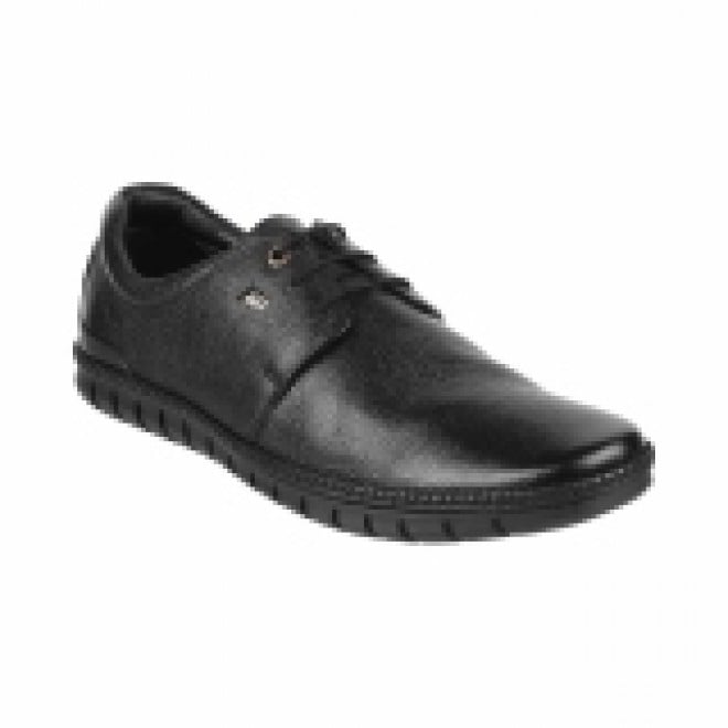 Buy ID Black Lace-Up Oxford Leather Formal Shoes for Men at Amazon.in