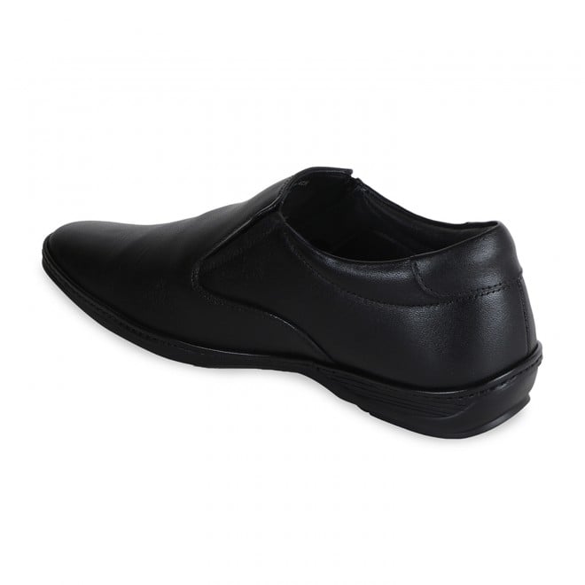 Buy ID Men Black Formal Moccasin Online | SKU: 52-2095-11-40 – Mochi Shoes