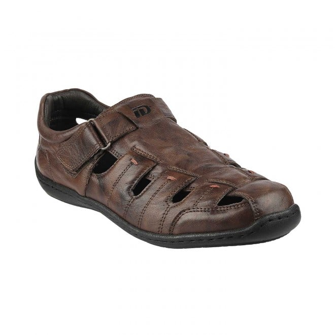 ID Brown Casual Sandals for Men
