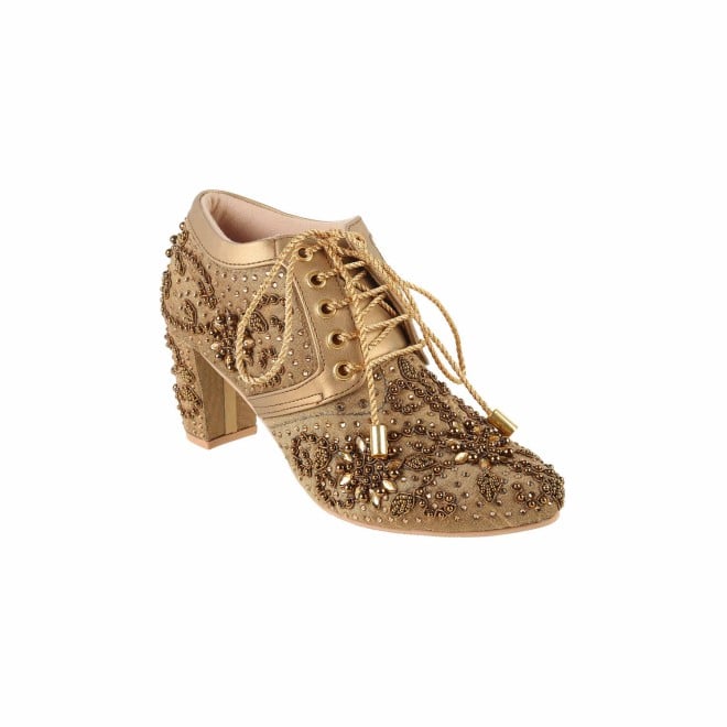 Haute Diva Women Antic-gold Wedding Pumps (SKU: 54-169-28-36)