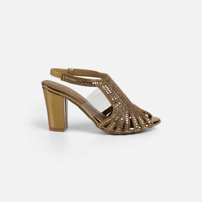 Haute Diva Women Antic-gold Wedding Sandals (SKU: 54-212-28-36)