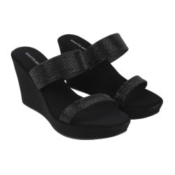 Women Black Party Sandals