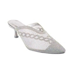 Women Silver Wedding Sandals