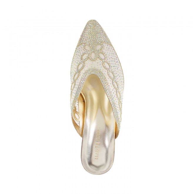 Haute Diva Women Gold Wedding Sandals (SKU: 54-84-15-36)