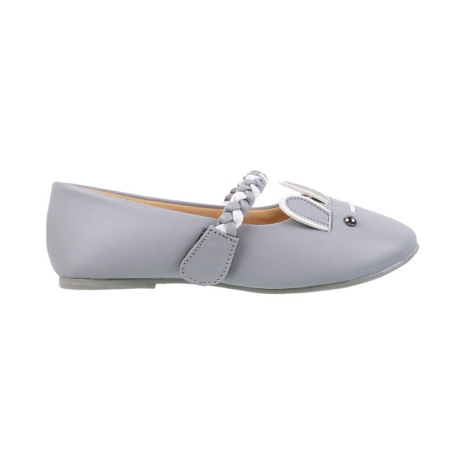 Mochi Girls Grey Casual Ballerinas (SKU: 56-30-14-25)