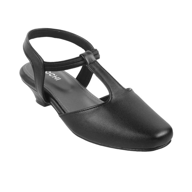 Mochi Girls Black Casual Sandals