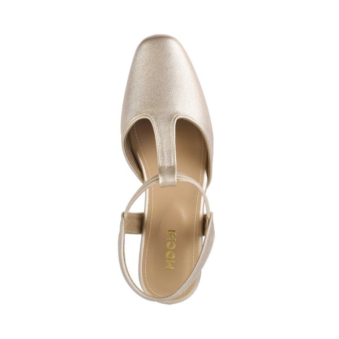 Mochi Girls Gold Casual Sandals (SKU: 56-32-15-30)