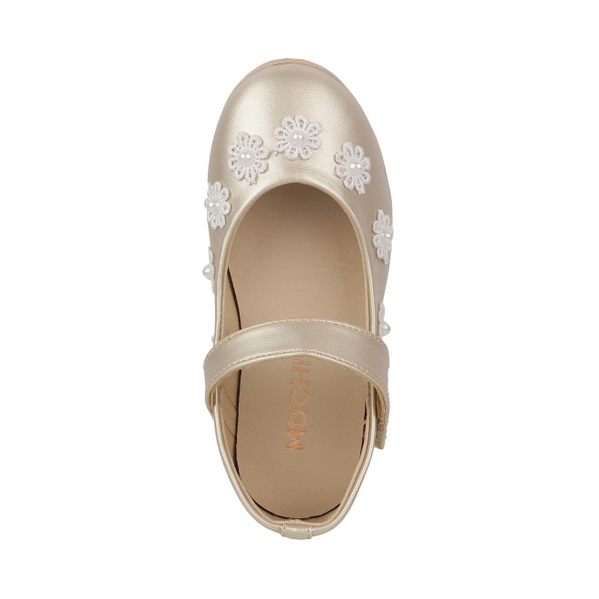 Mochi Girls Beige Formal Ballerinas (SKU: 56-4055-20-25)