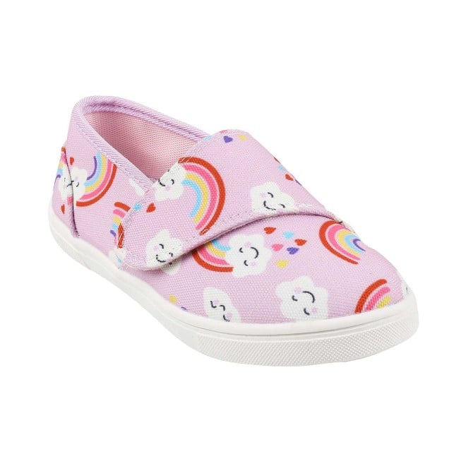 Mochi Pink Casual Slip Ons for Girls