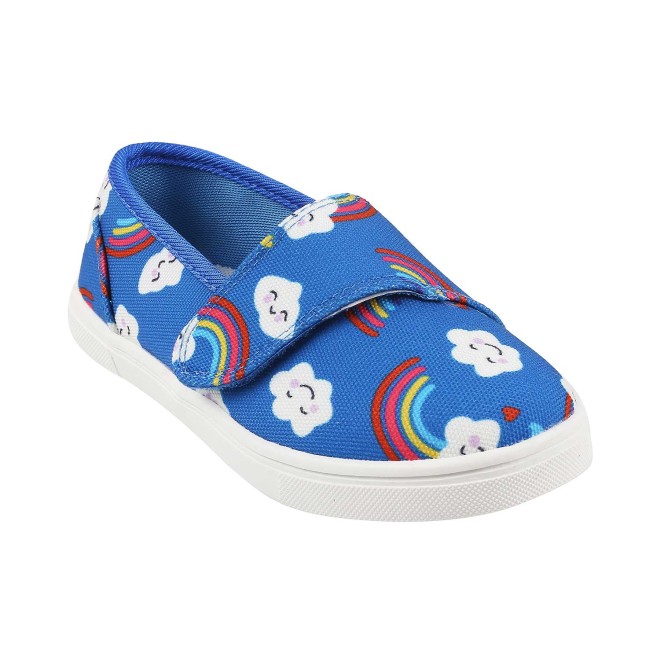 Mochi Blue Casual Slip Ons for Girls