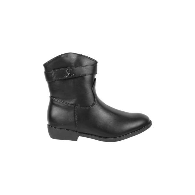 Mochi Girls Black Casual Boots (SKU: 56-90-11-30)